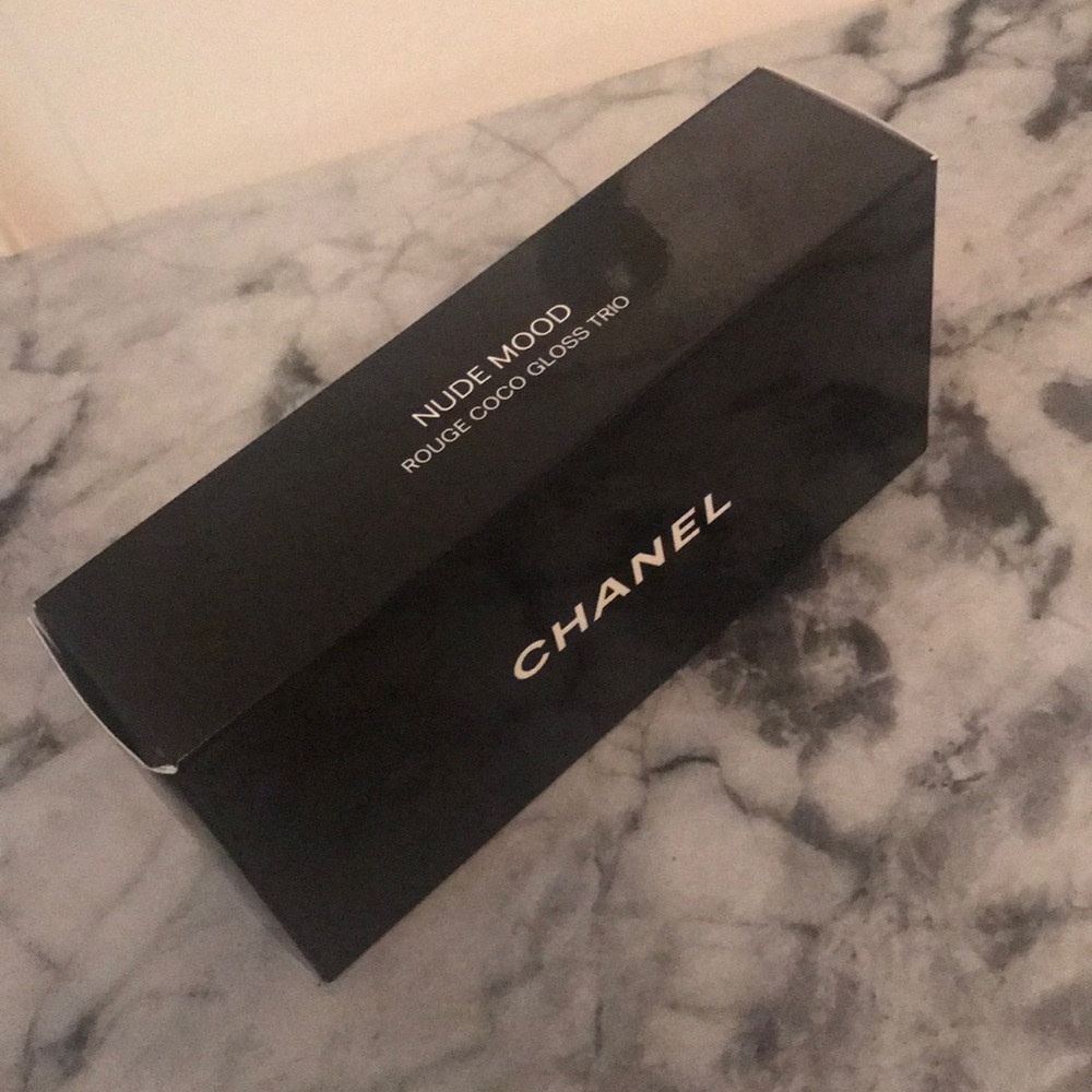 NWT Chanel Rouge Coco Gloss Trio “Nude Mood”